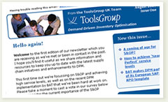 View the ToolsGroup newsletter (opens in a new window)