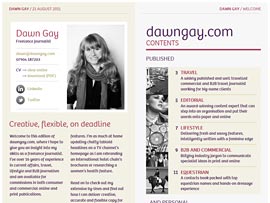 The Dawn Gay website