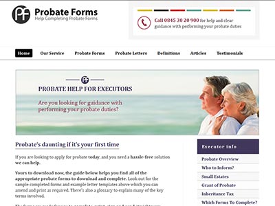 Probate Forms, offering DIY probate answers for executors