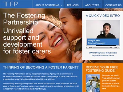 The Fostering Partnership website