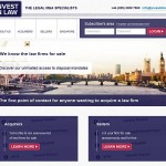 Invest in Law website