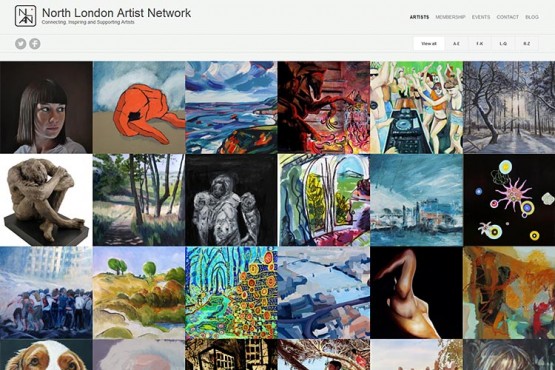 North London Artist Network website (opens in new window) North London Artist Network website (opens in new window)