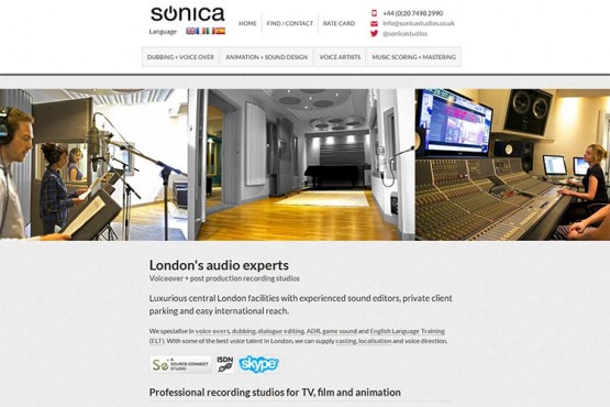 Sonica Studios website (opens in new window) Sonica Studios website (opens in new window)