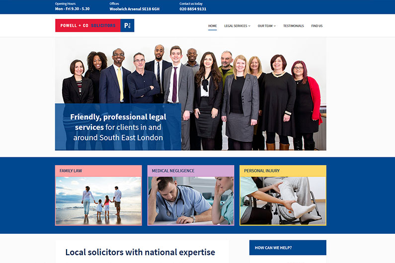 Powell & Co website
