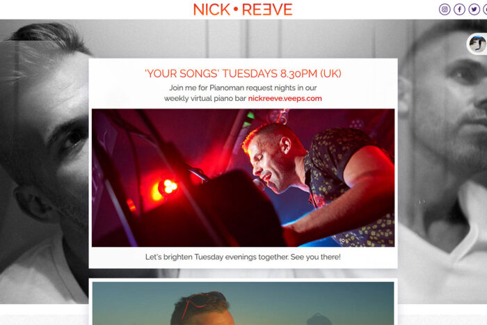 Nick Reeve Music website