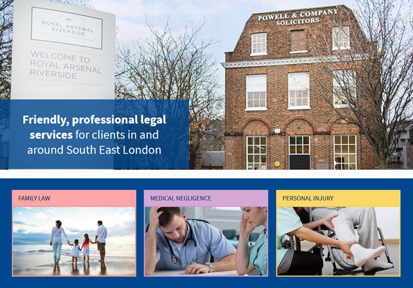 Powell & Co website powell-solicitors.co.uk